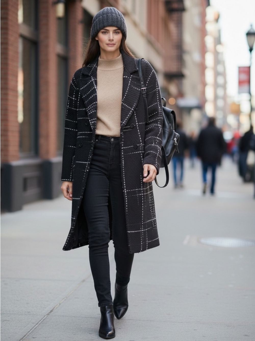 Anine Bing Norma Wool Trench Coat